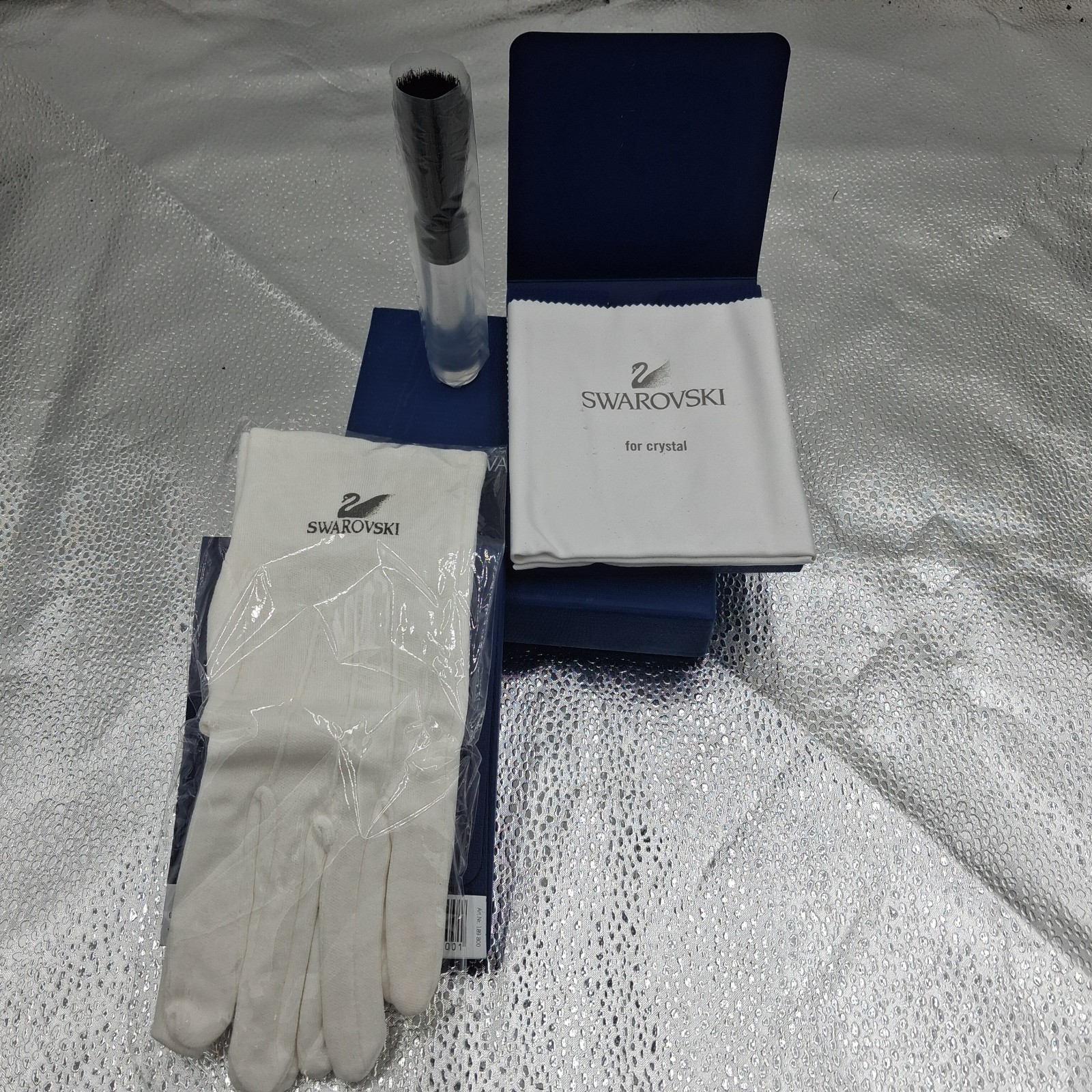 Swarovski Cleaning Kit – Gloves, Cloth, and Brush