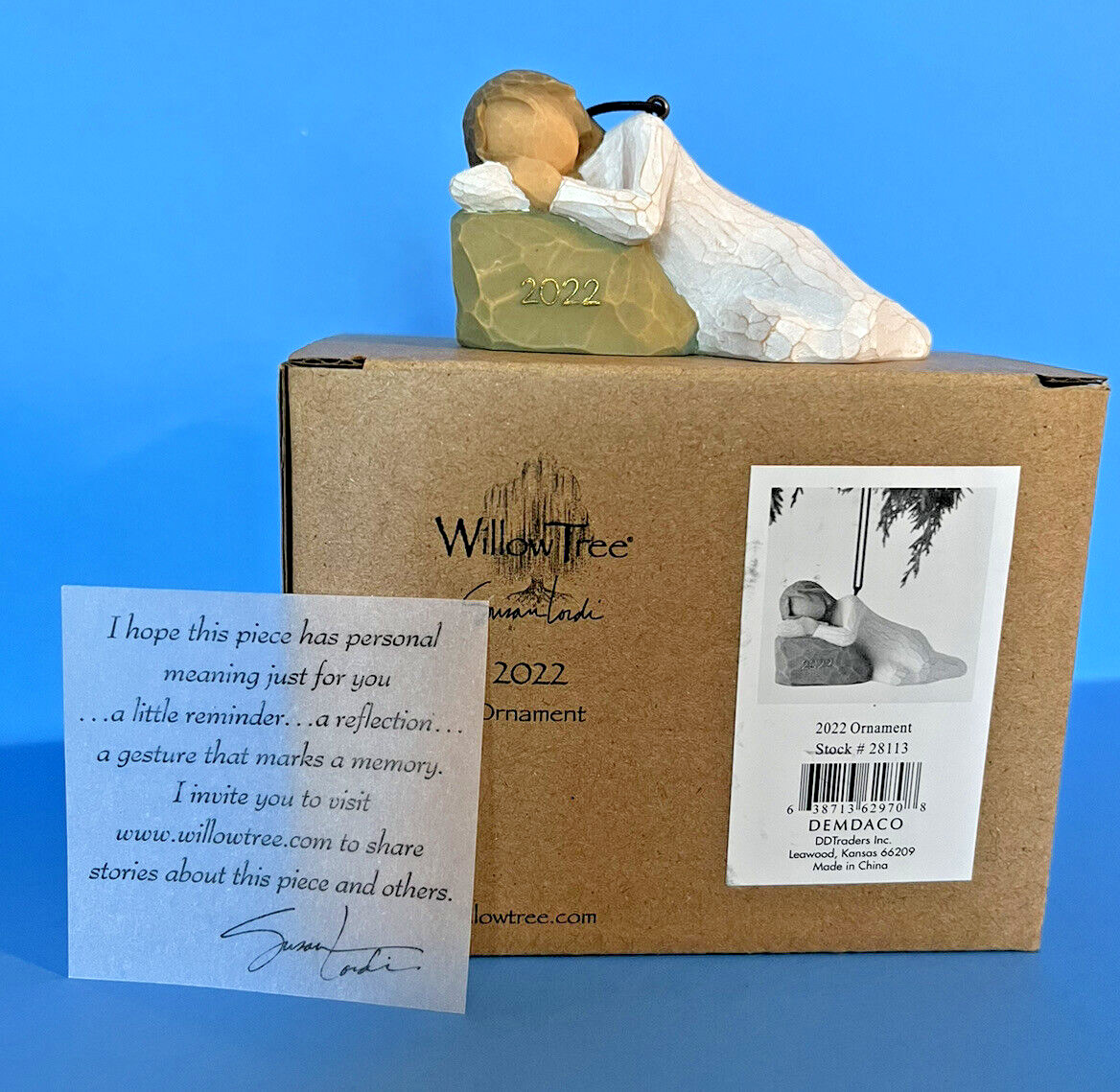 Willow Tree WISHES AND DREAMS ORNAMENT Figurine 2022 SUSAN LORDI NIB “MINT”