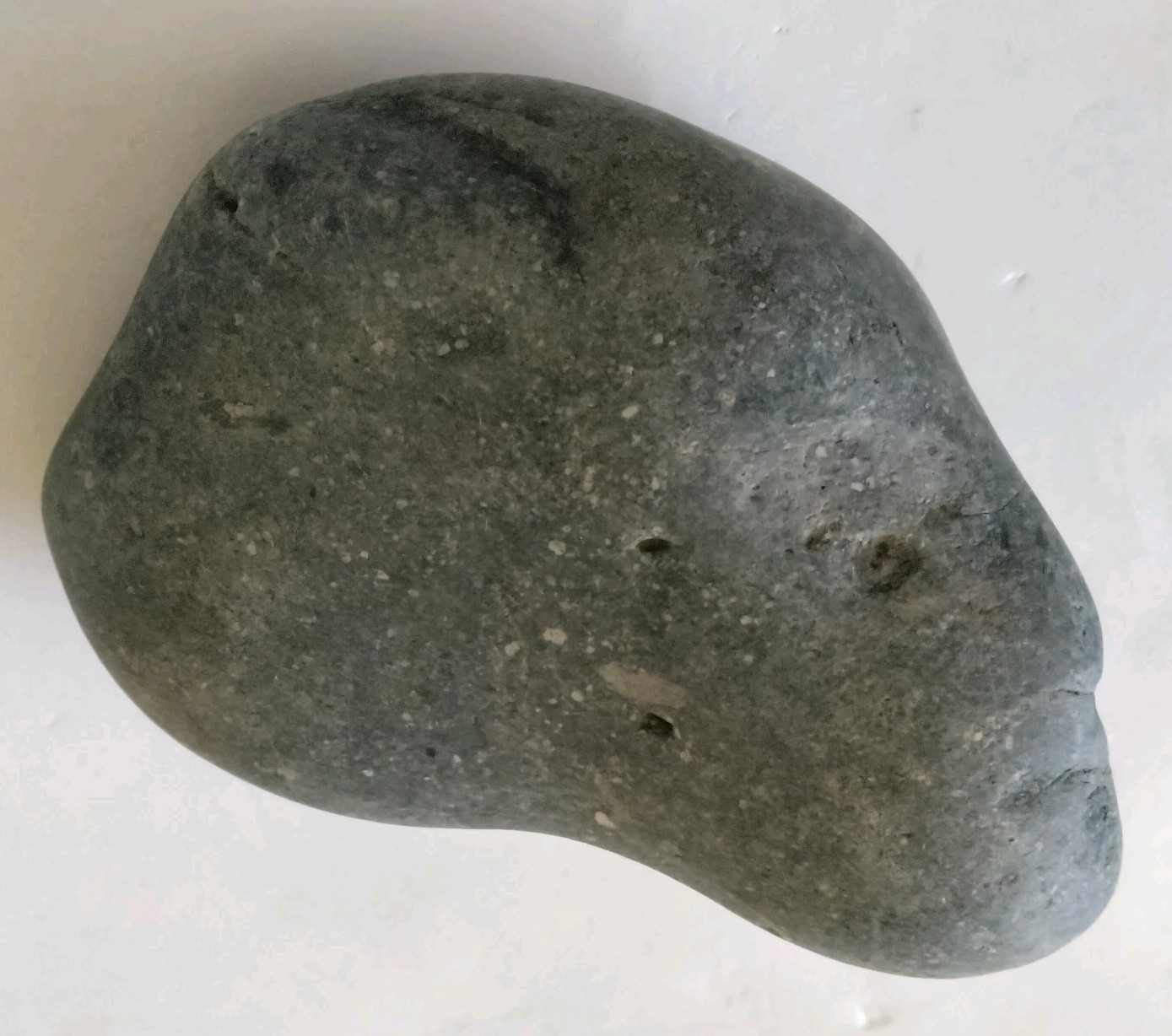 Prehistoric Paleo-American, basalt, rock art sculpture multi tool.