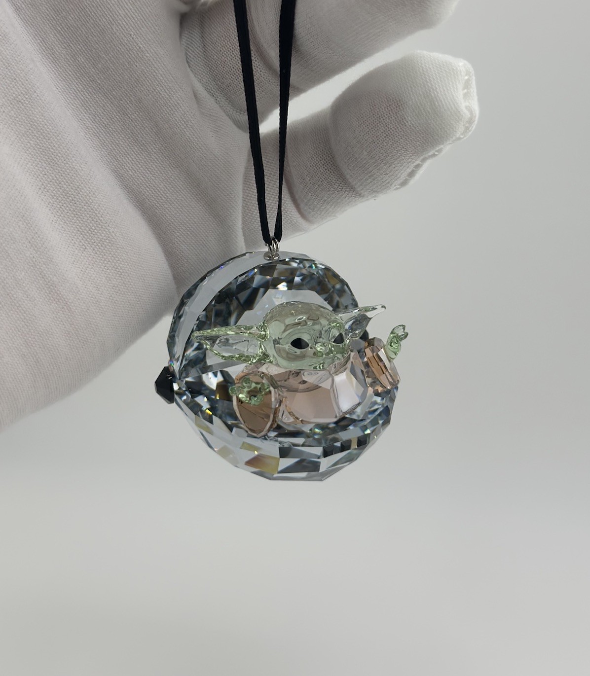 Swarovski Disney Star Wars The Mandalorian Grogu Baby Yoda Ornament