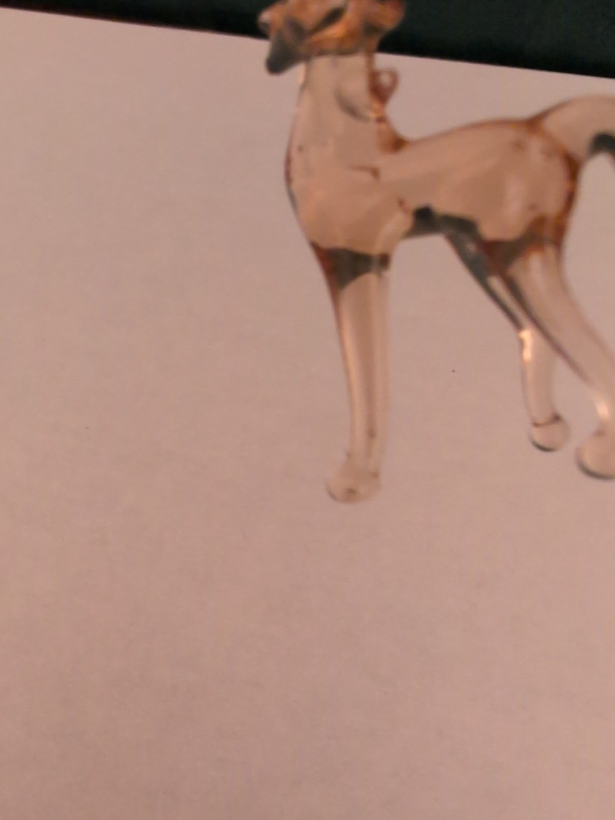 Vintage Miniature Horse Glass Figurine Gold Tones Art Glass Farm Decor Ponies