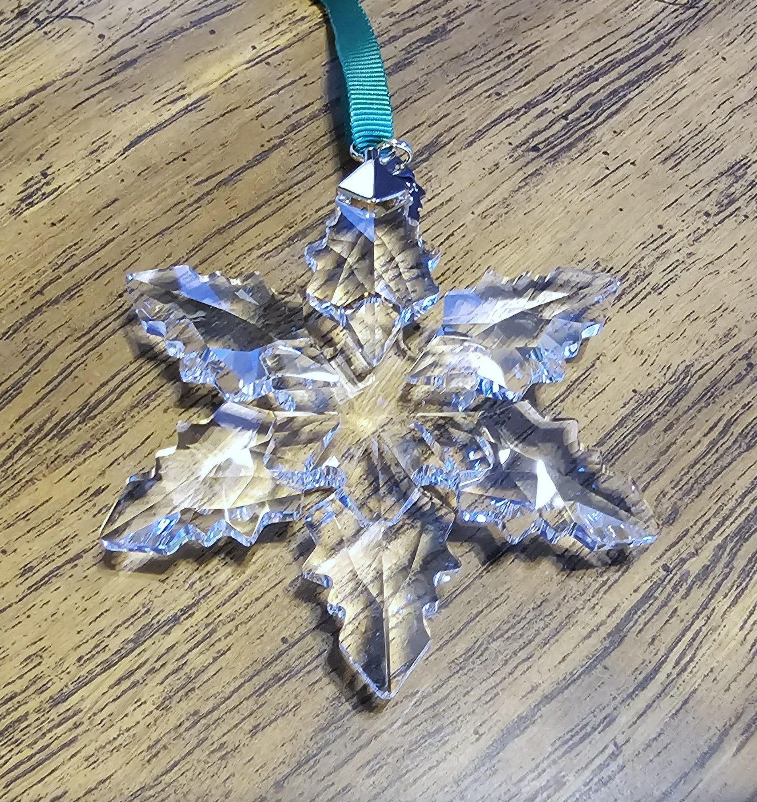❄️ Swarovski Crystal 2024 A.E., Large, Winter Snowflake Ornament, w/ Ribbon, NIB