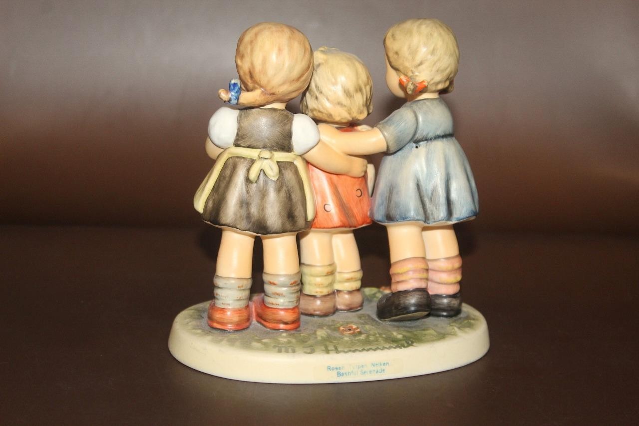 Hummel #2133 Bashful Serenade “Three Sisters” TMK8 5.25″ Porcelain Figure