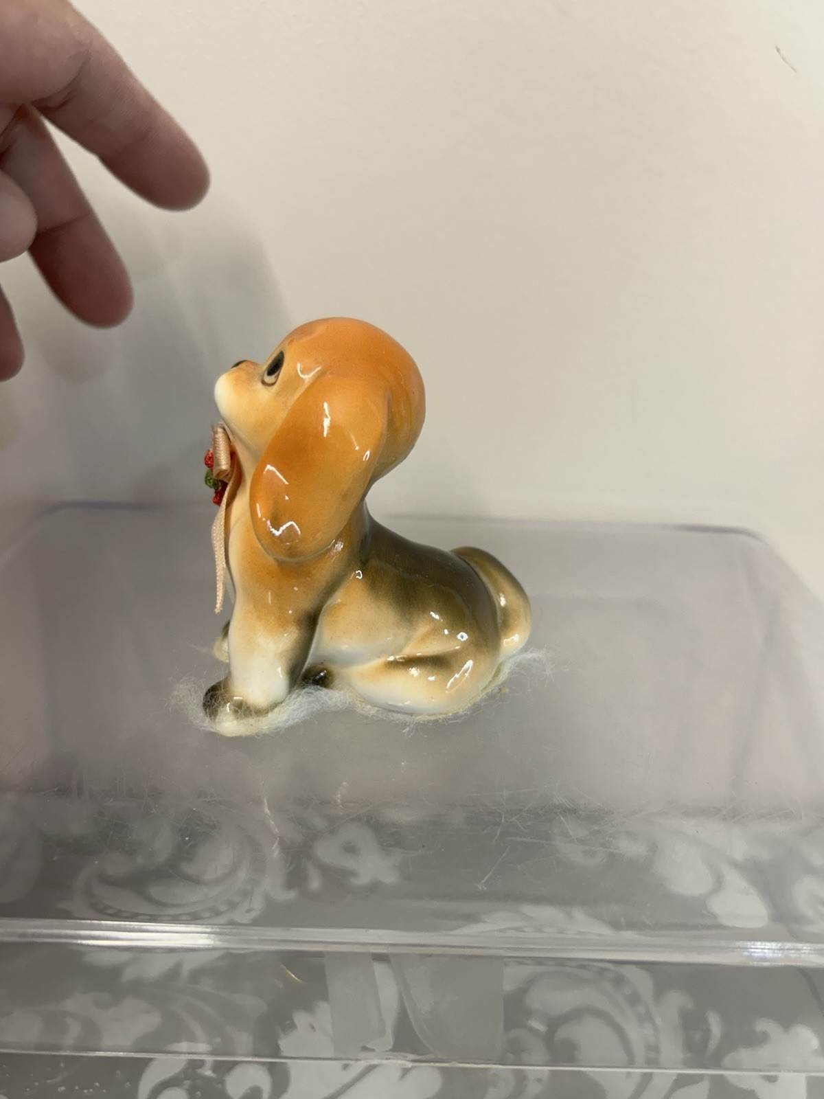 Lot Of 4 Vintage Dogs Figurines Japan And Hong Kong None Are Perfect But Good