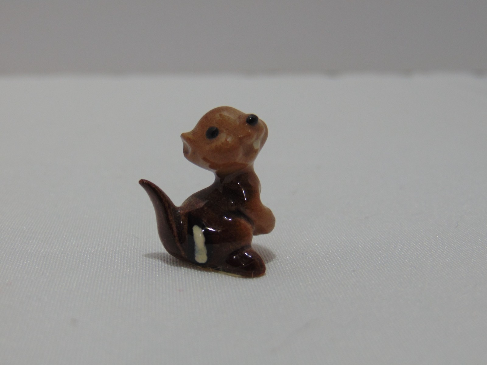 Miniature Hagen Renaker Porcelain Chipmunk Baby Figurine 3/4″
