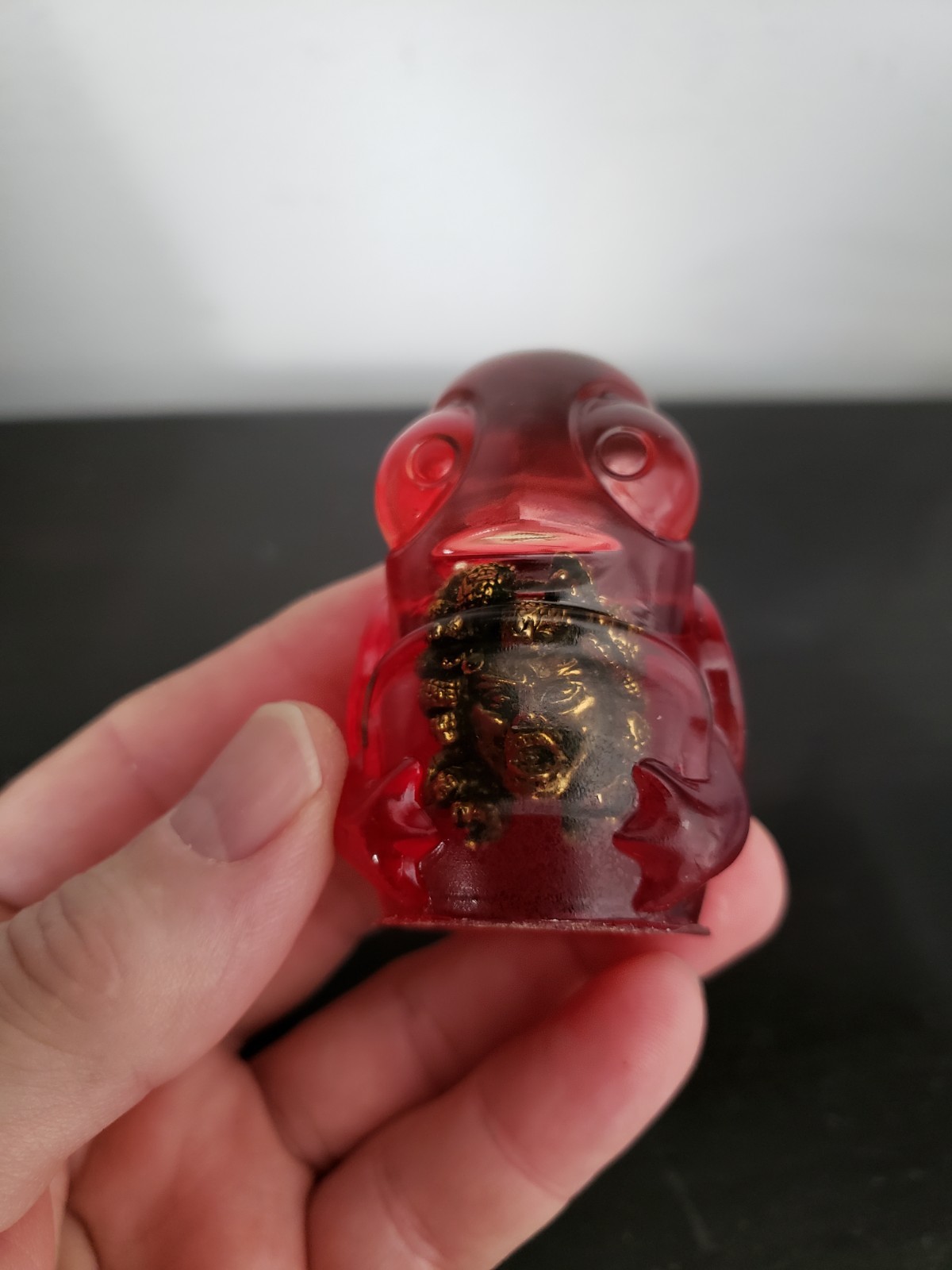 Lucky Turtle Acrylic Figurine With Lionarmory Bead One Of A Kind Medusa