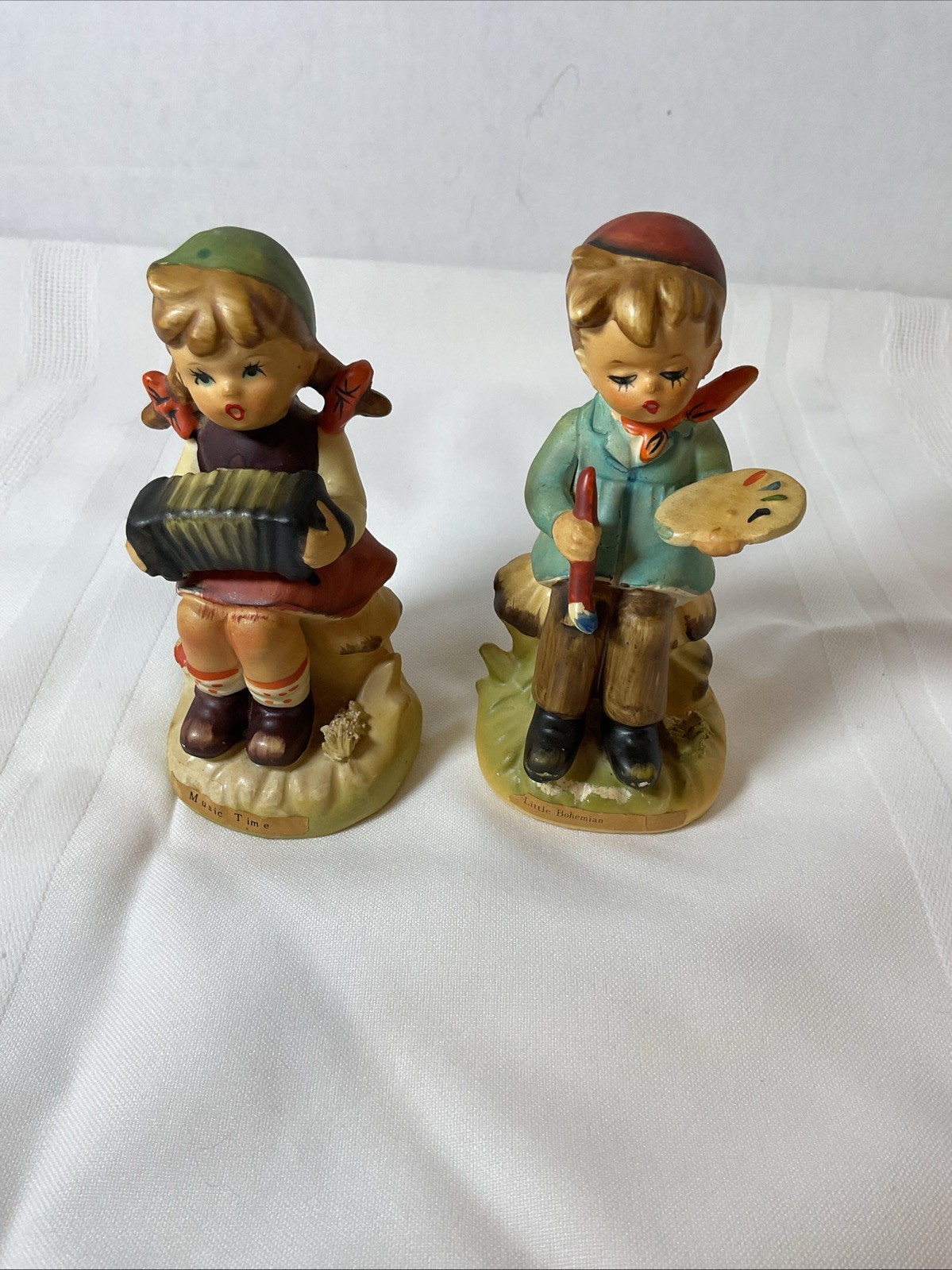 Vintage Erich Stauffer Figurines Made In Japan