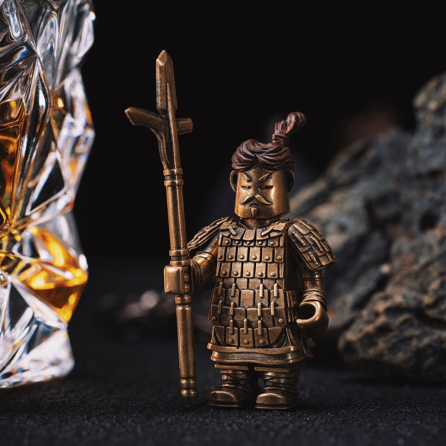 Qin Soldier Figurine. Terracotta Warrior Magnetic Statue. Collectible Gift