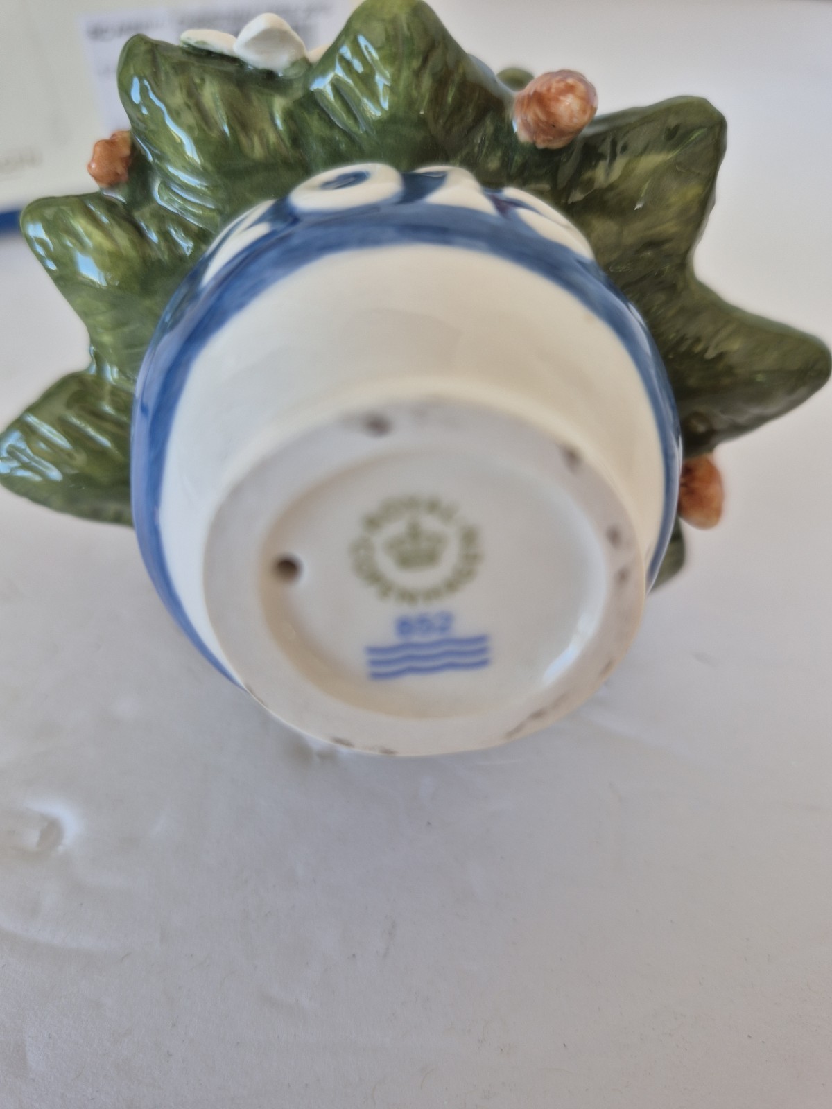 2015 Royal Copenhagen Annual Christmas Tree Pine Cones Porcelain Figurine w/ Box