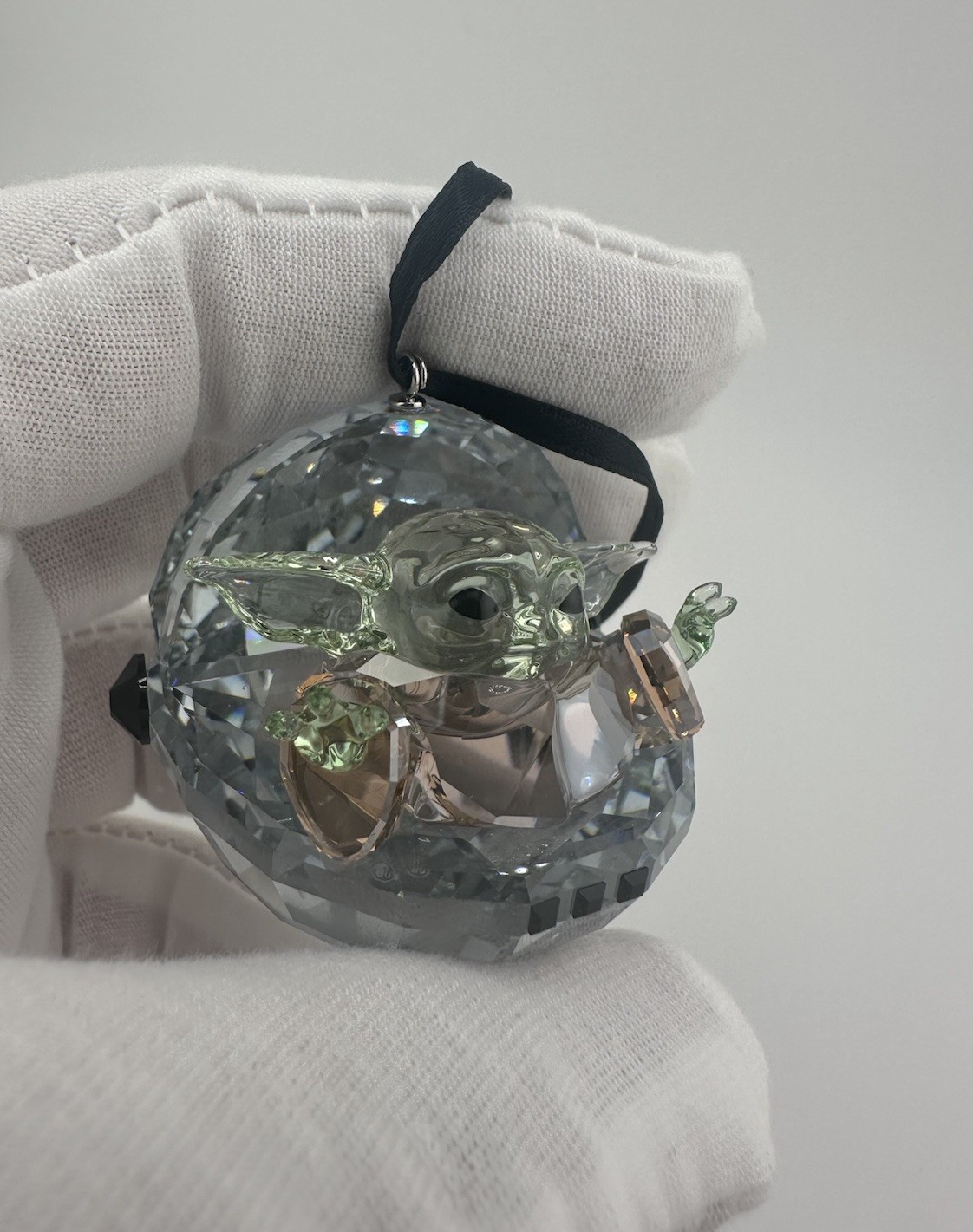 Swarovski Disney Star Wars The Mandalorian Grogu Baby Yoda Ornament