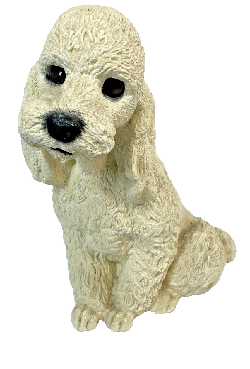 1985 Whiskers by Martha Carey Sitting Poodle Figurine Vintage Retired