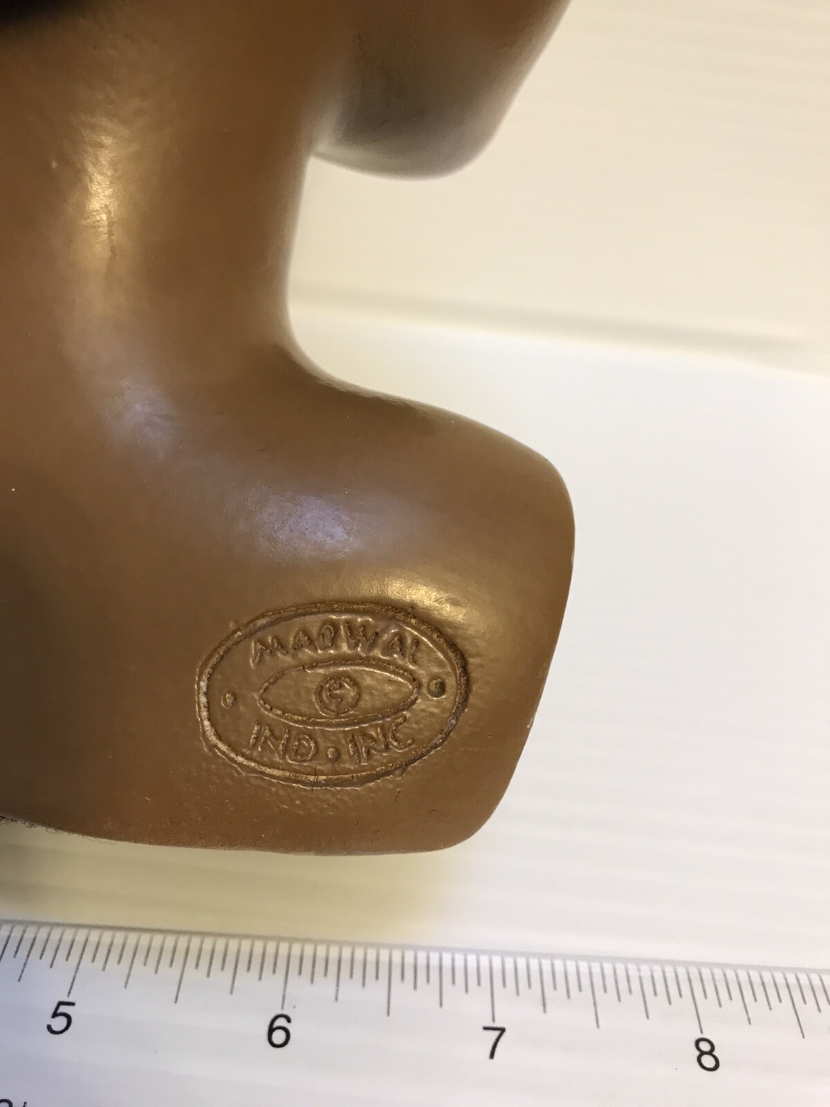 Chalkware Head Marwal Ind. Co. Polynesian/Hawaiian Girl