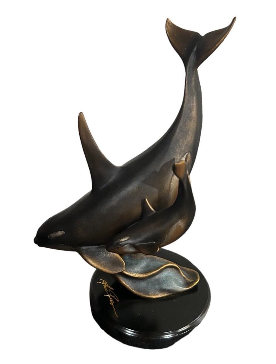 Pacific Ballet, Killer Whale Sculpture, Marc Pierce Signature Collection