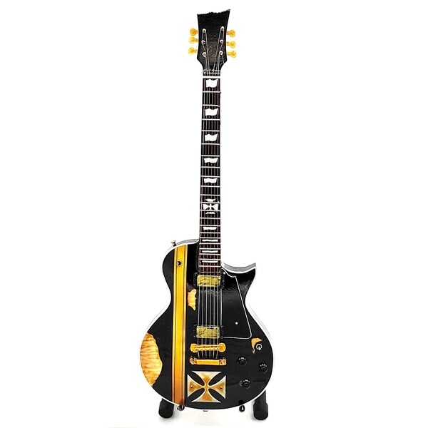 Mini Guitar METALLICA JAMES HETFIELD GIFT Memorabilia FREE STAND