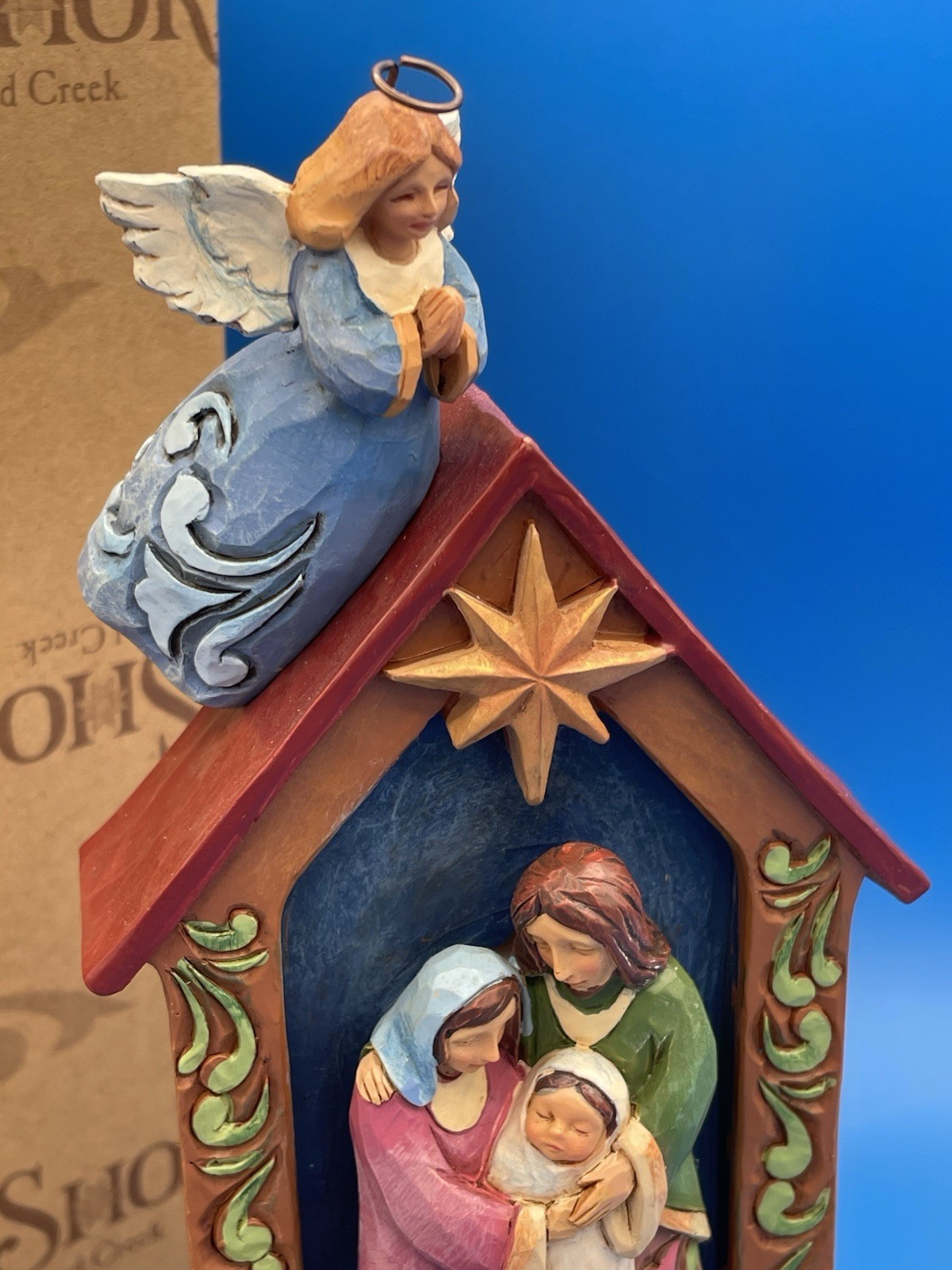 Jim Shore MESSIAH SAVIOR KING Heartwood Creek Rotating Nativity Scene Figure NIB