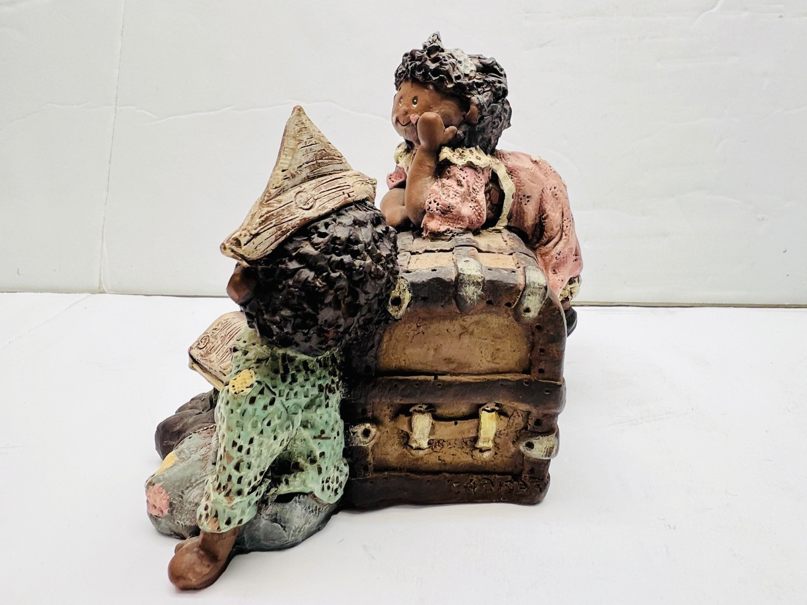 sarahs attic african american girl muffin & boy puffin limited edition rare