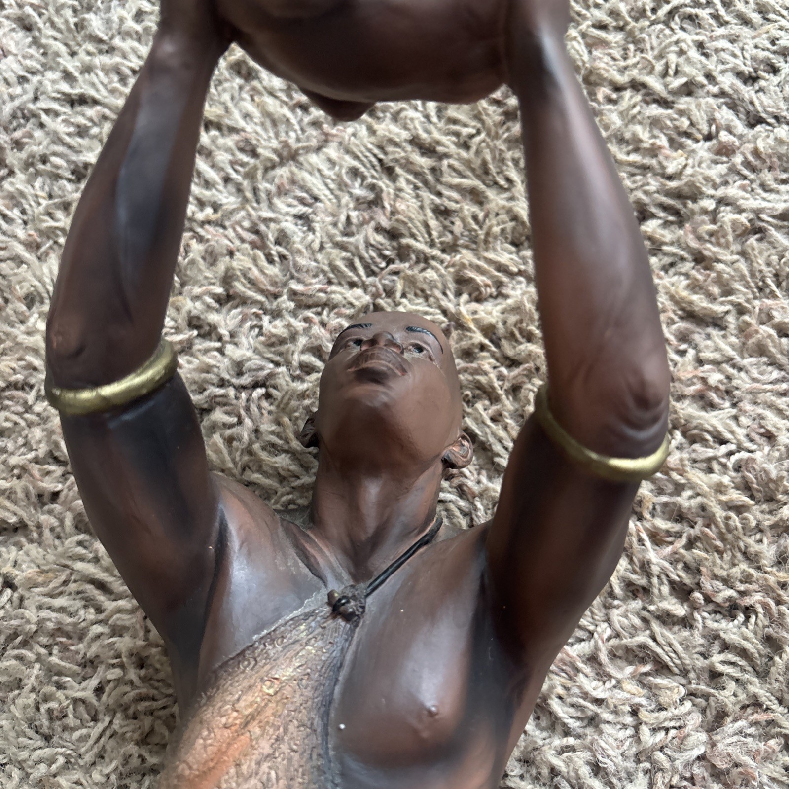 Dave Grossman Creations Legacy Series Figurine 1998 African man with Child 517