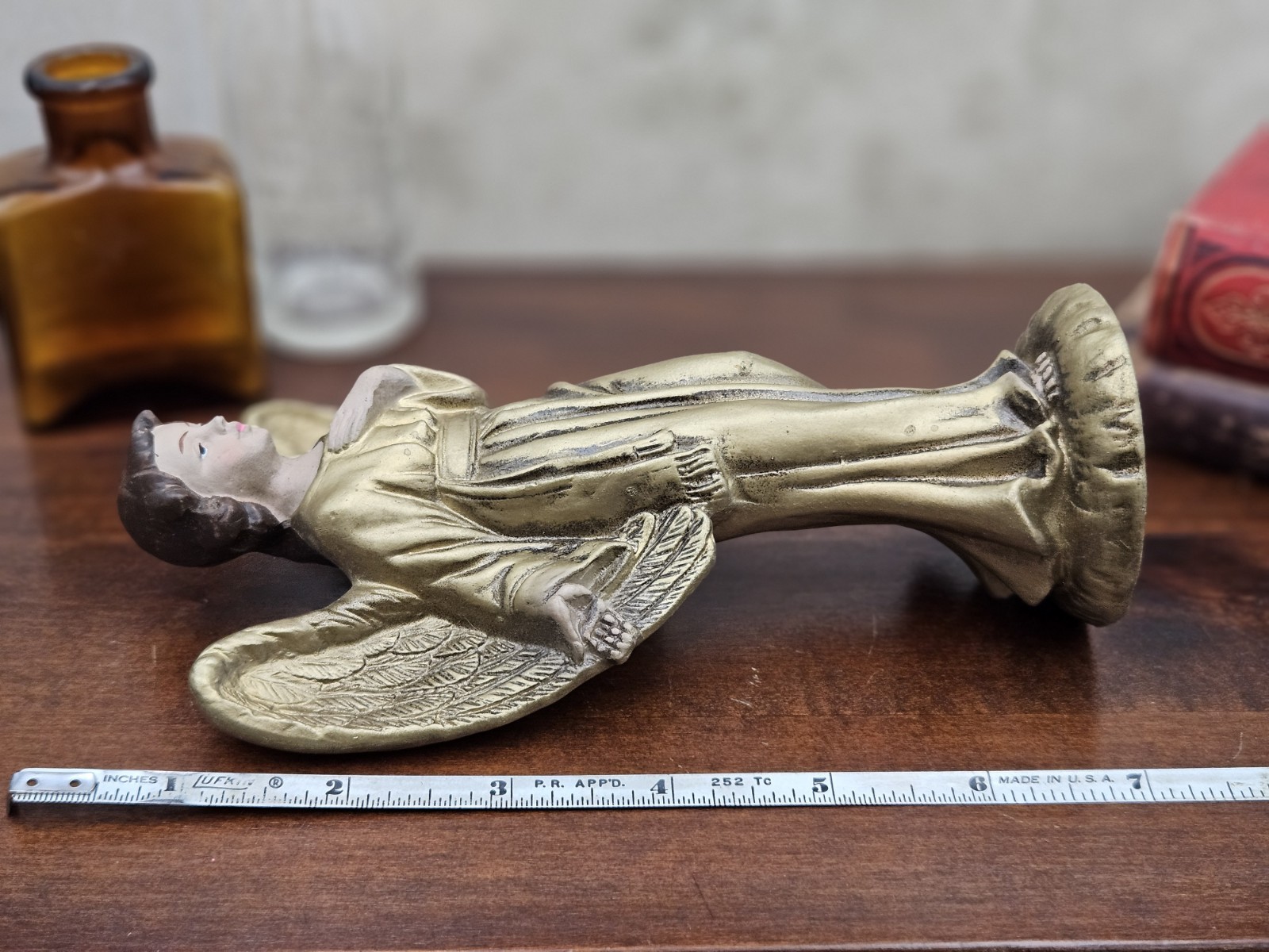 Vintage Angel Figurine 6.5″ Religious Decoration