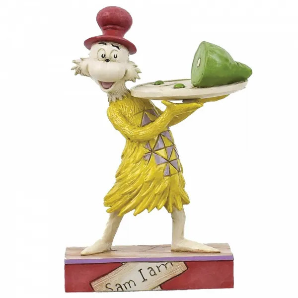 Jim Shore Dr Seuss – Sam Holding Green Eggs & Ham