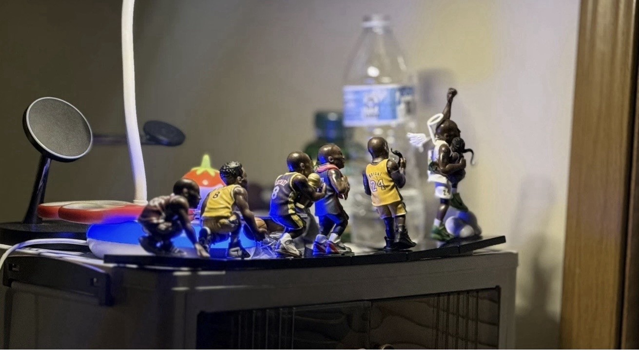 Kobe’s life figurines
