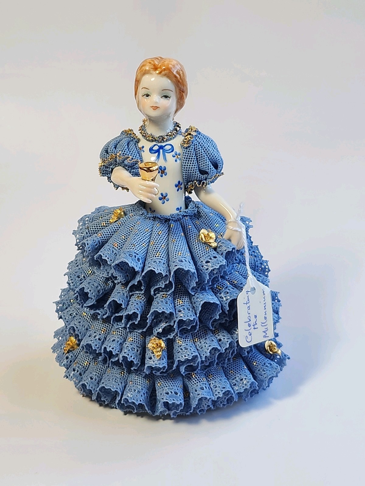 Muller Volkstedt Irish Dresden Celebrating Millenium Limited Edition Figurine