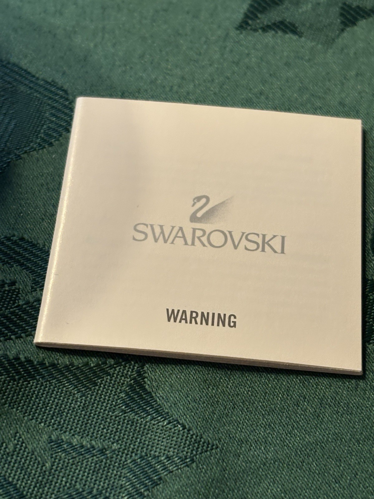 Swarovski Crystal 1055087 The Lion King Title Plaque In Box With Certificate