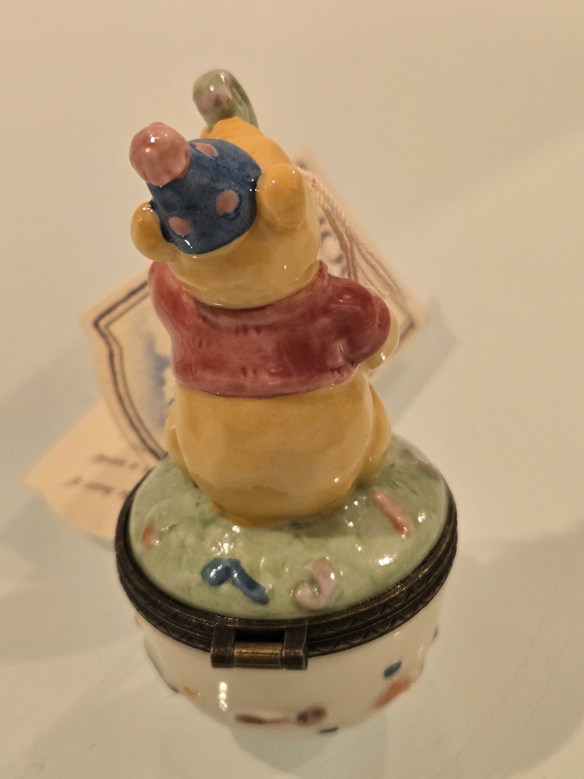 Midwest Of Cannon Falls Classic Pooh Birthday Celebration Hinged Trinket Box