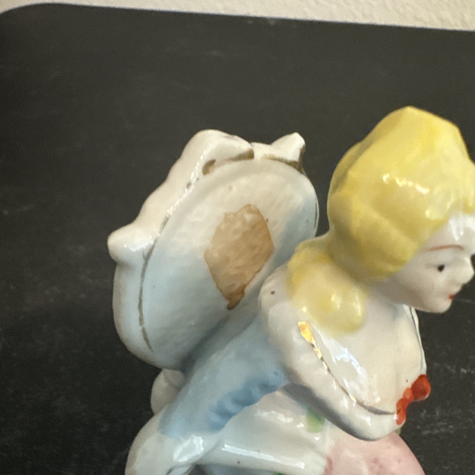 Vintage Victorian Colonial Porcelain Female Figurine Made In Occupied Japan