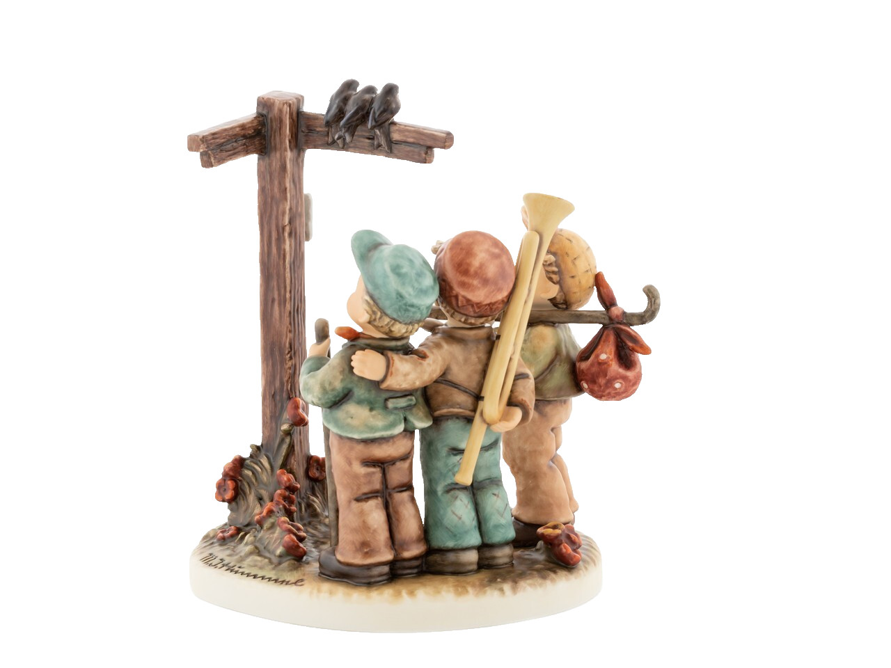 hummel #927 “three little wanderers” masterpiece collection 9.5″ new! $2150