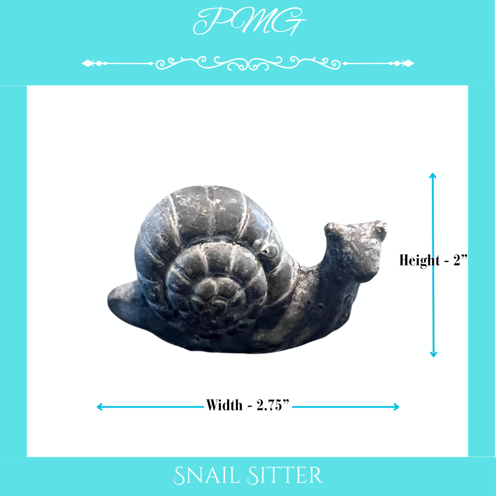 Decorative Snail Sitter/Figurine