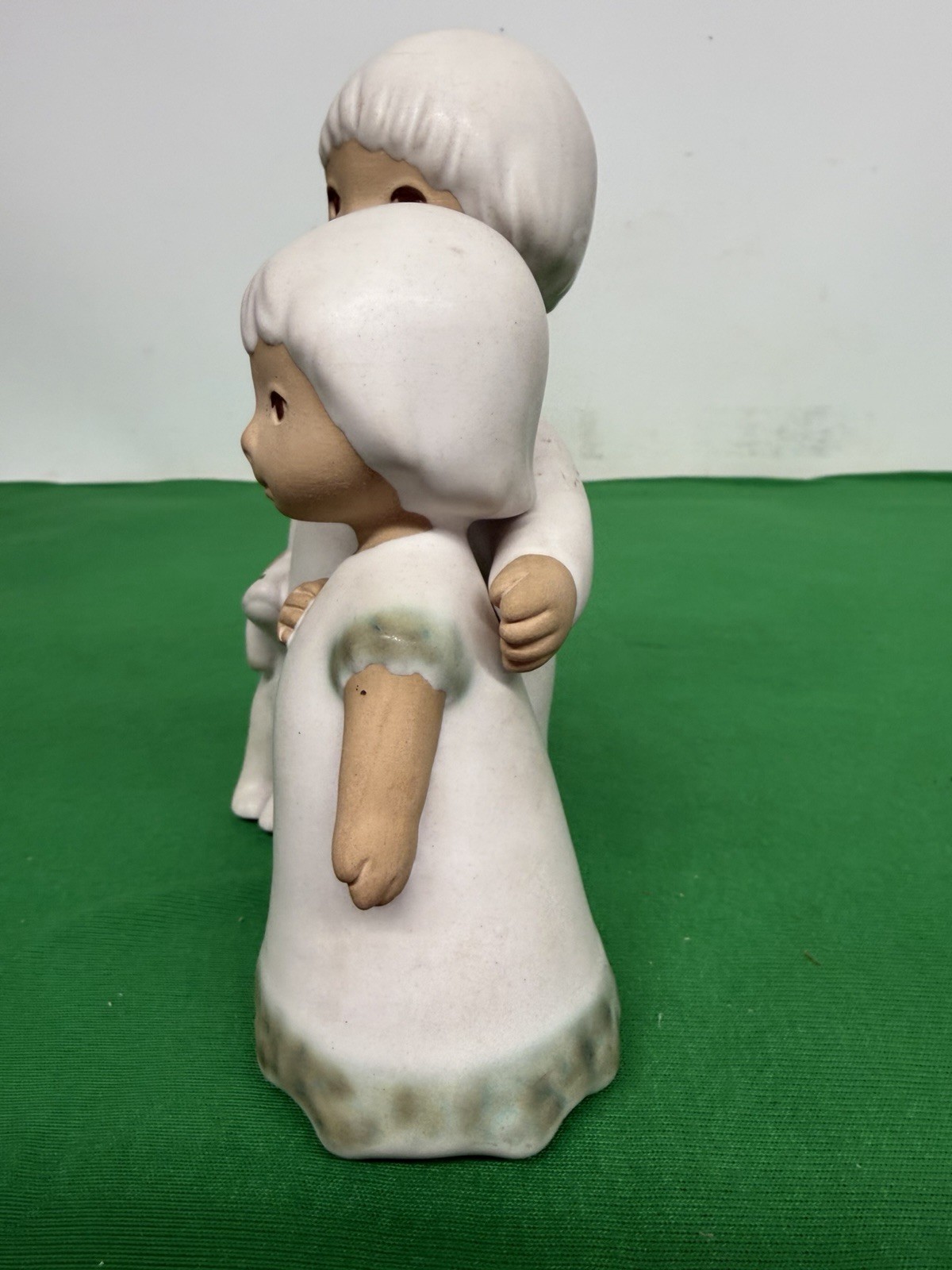 Pottery Brother Sister And Dog designer Elaine Carlock Signed “VINTAGE”