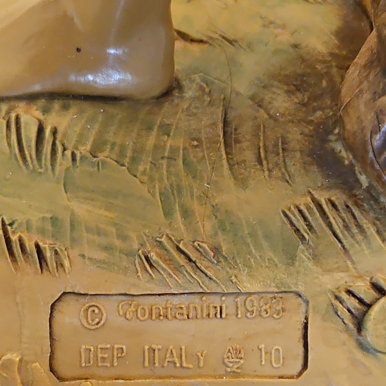 12 in Fontanini 1983 Shepherd with Lamb Figurine Resin Hand Painted E. Simonelli