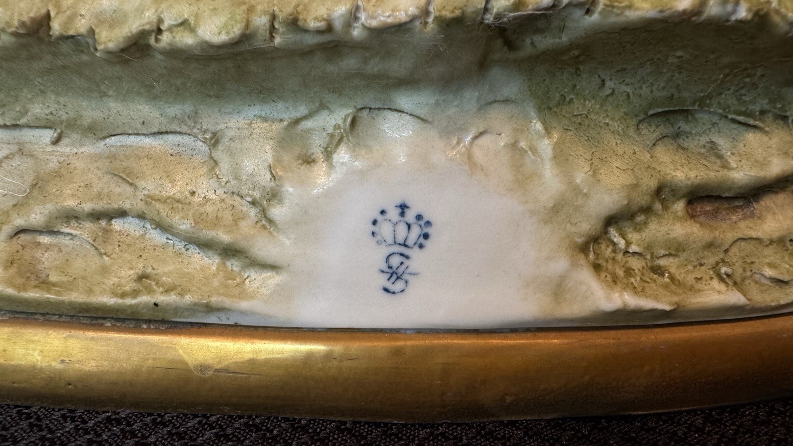 Large Sitzendorf Porcelain “Descent from the Cross” 21”, M. Siegel, Biblical