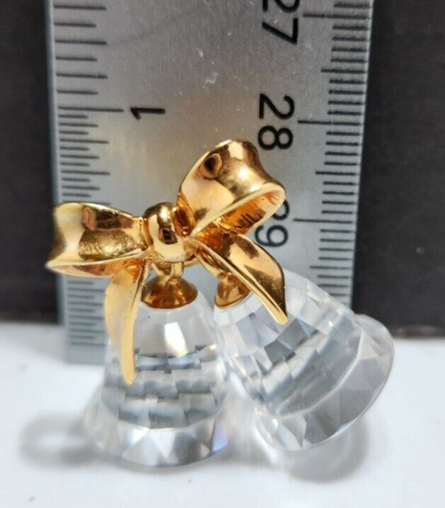 Vintage Swarovski Crystal Figurine Bells