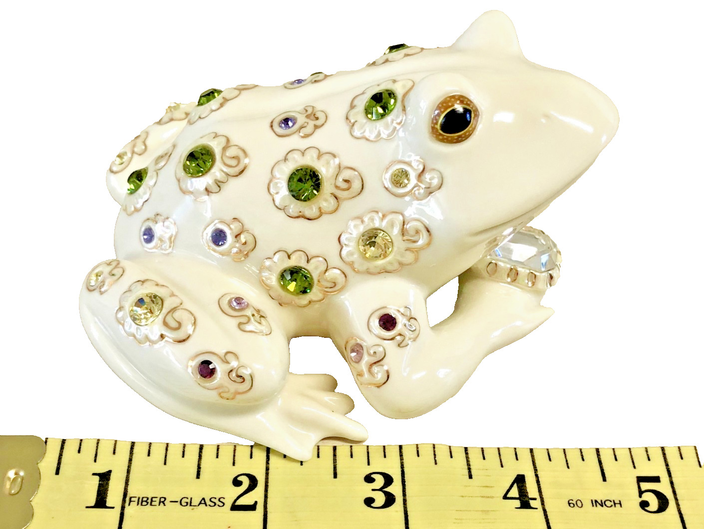 Lenox The Prince of Jewels Fine Ivory China Woodland Jewels Frog Sculpture NIB