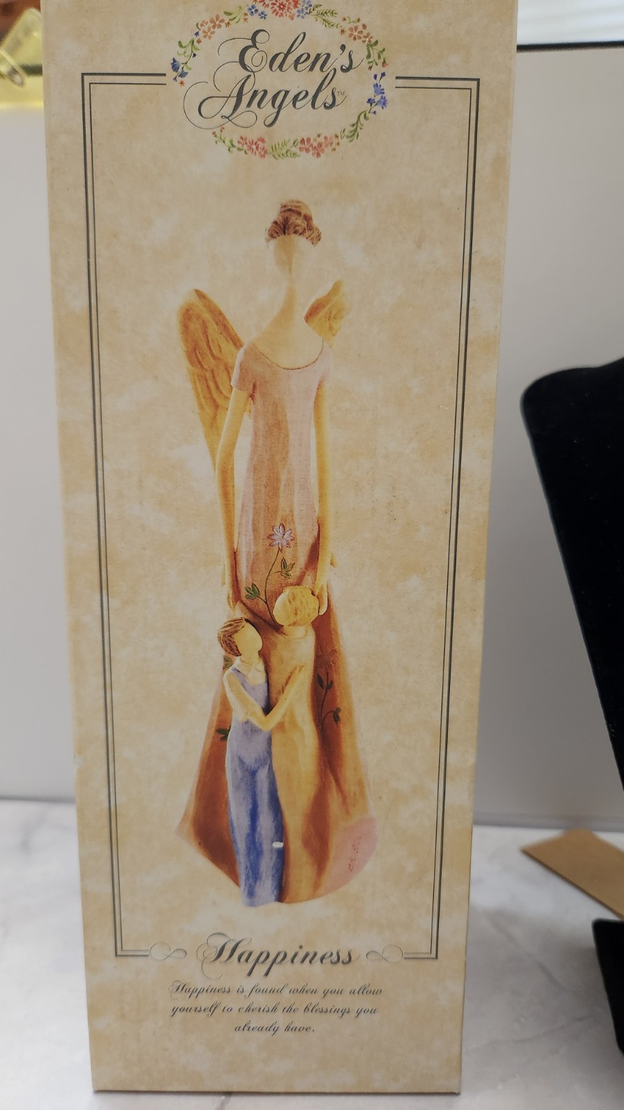 Eden’s Angels “HAPPINESS” Figurine Giftcraft #301115 9.25″ Tall Box & Tag 2006
