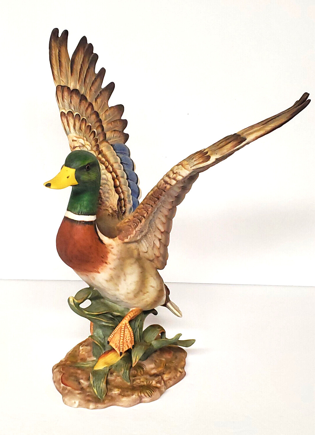 Vintage Mallard Duck 1984 Masterpiece Porcelain Homco