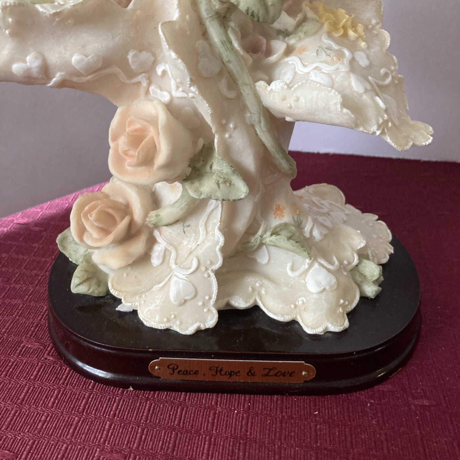 Decorative Holy Cross & Dove Statue Religious Crucifix Catholic Christian