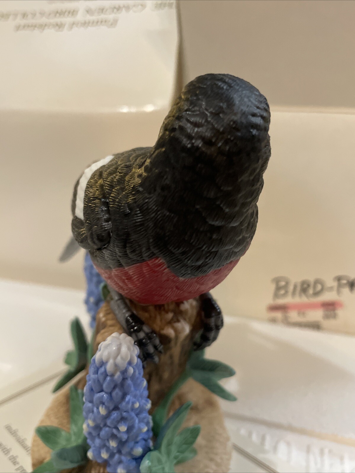LENOX PAINTED REDSTART Garden Bird Collection Sculpture NEW in BOX & COA – L27