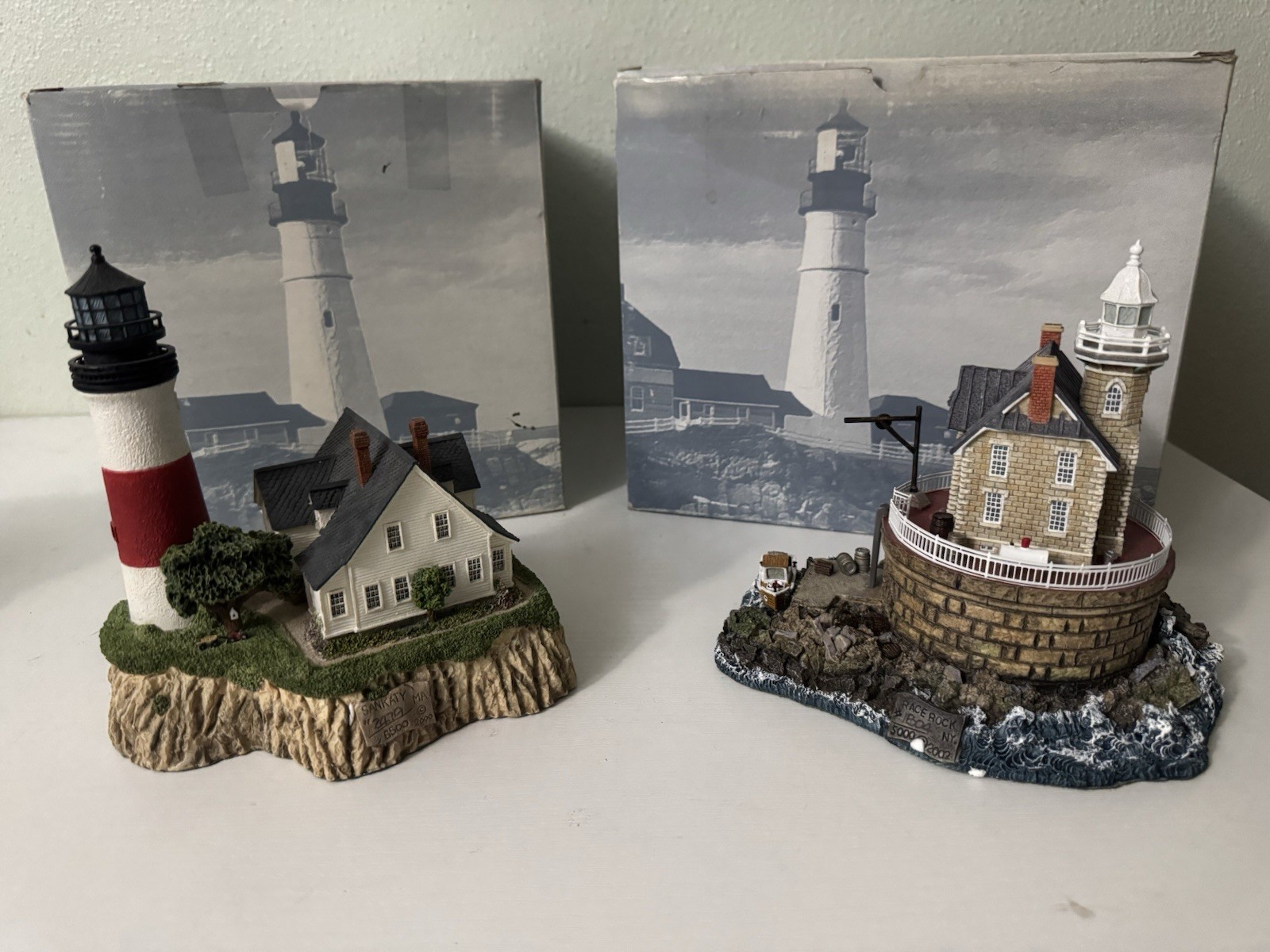 Harbour Lights Lighthouses Sankaty Head, MA #250 And Race Rock New York #272