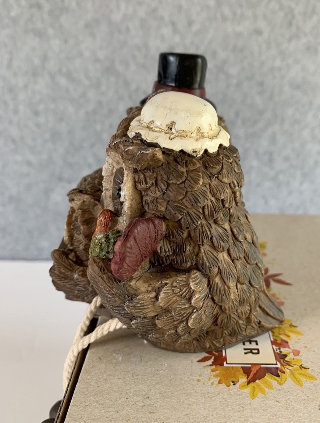 Harvest Owls Pilgrim Family Shelf Sitter Cracker Barrel fall decor THANKSGIVING