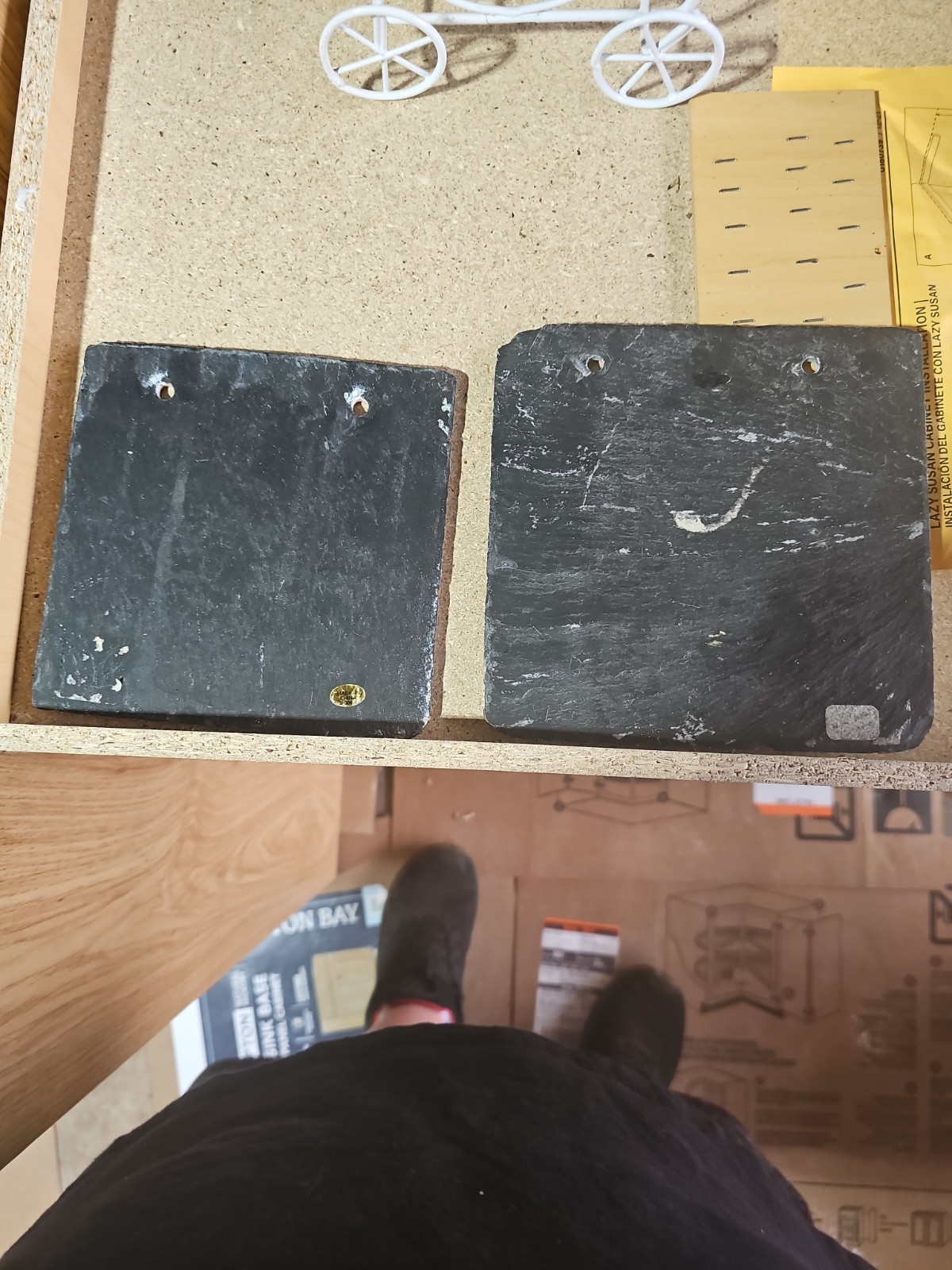 Fat Italian Chef Kitchen Decor Slate Hot Plates