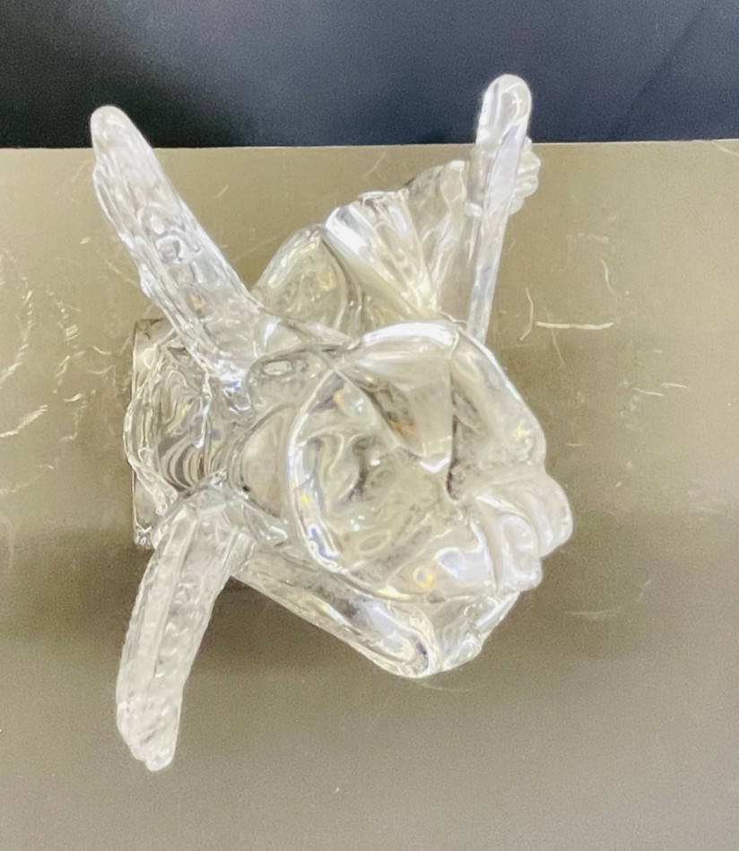 Mikasa Herald Collection 8″ Angelic Mandolin Figurine Full Lead Crystal Germany