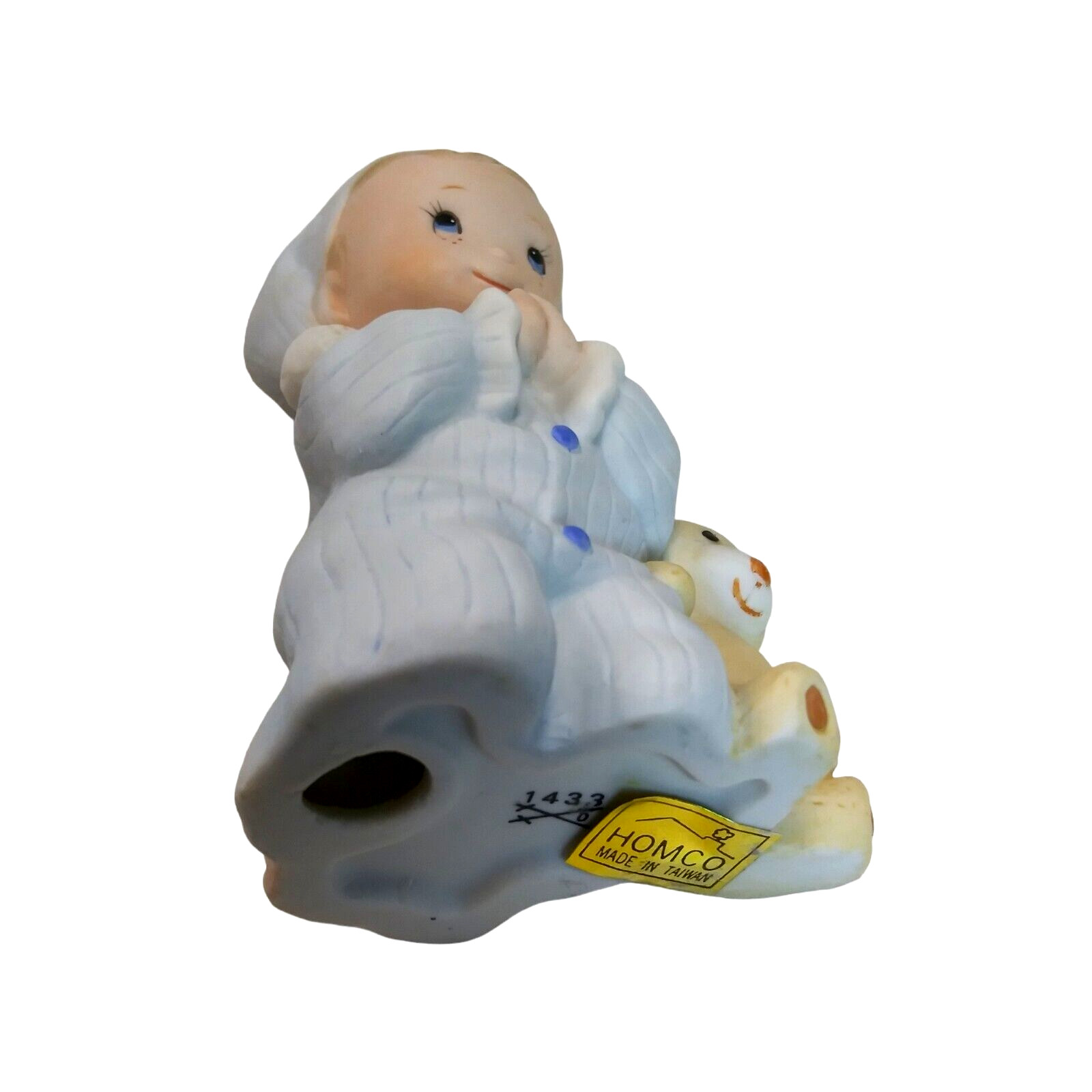 VTG Praying Children Figurines Boy & Girl Porcelain Figures Vintage Homco