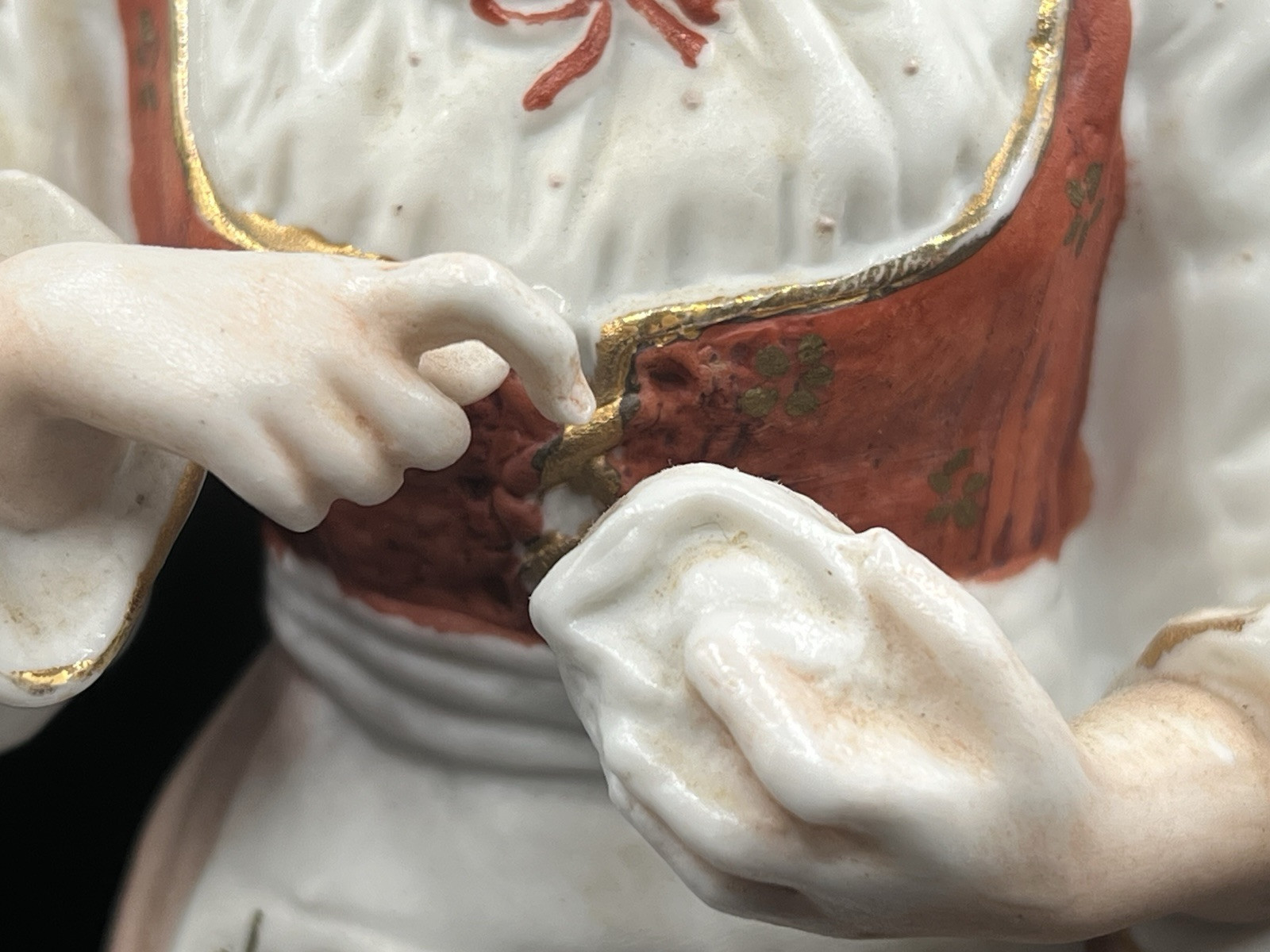 Gebruder Heubach-German Bisque-Young Woman With A Shell In Her Hand Figurine