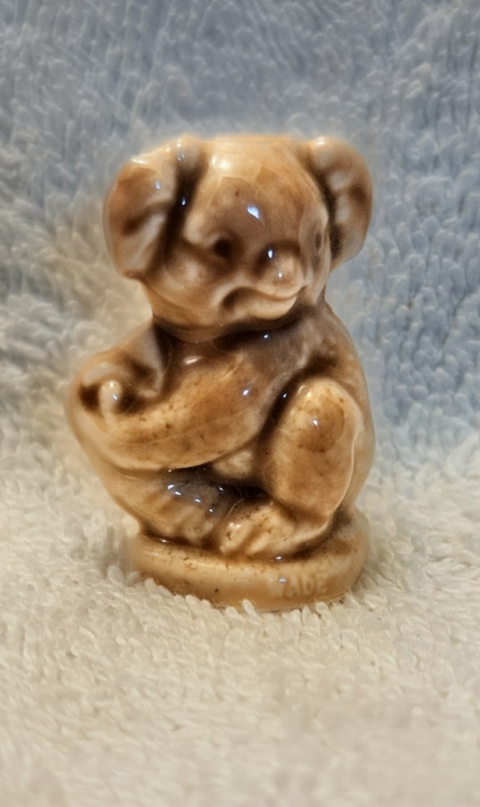 Wade Whimsies Koala Bear Vintage Ceramic Miniature Figurine England Brown