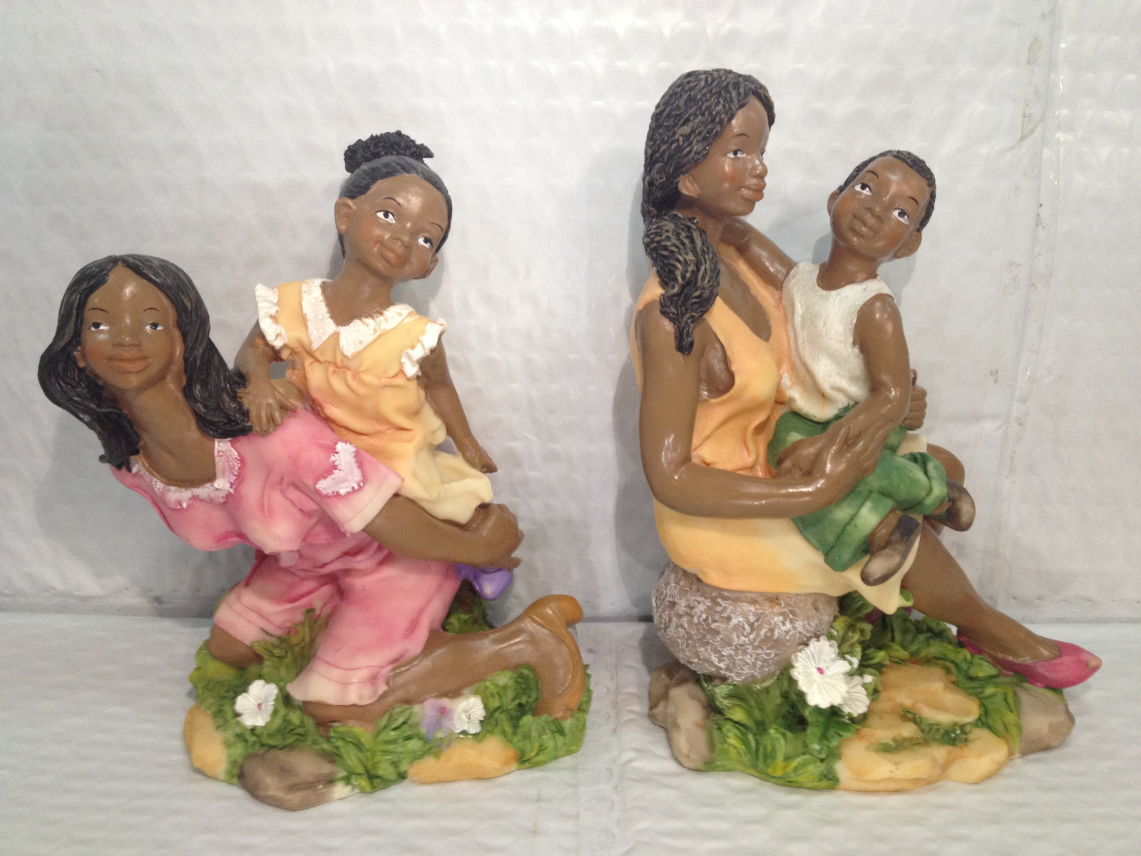 J.D. Yeatts and Sons – African American Mother w/ Child, Set of 2, 45002 A and B