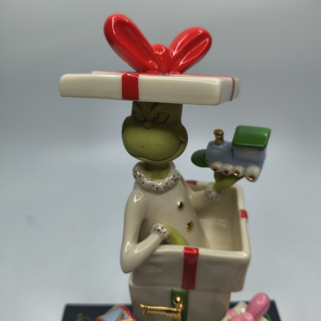Lenox Grinch Christmas Grinch Gets The Gifts Figurine In Box