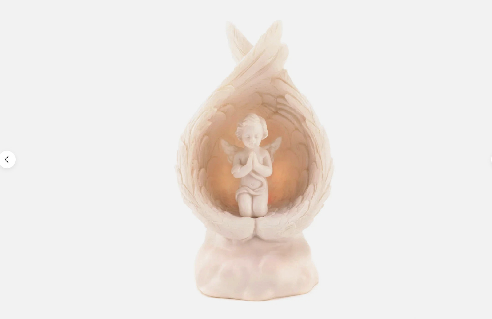LIGHT-UP PRAYING ANGEL FIGURINE TAKES 3 AG10 BATTERIES NOT INCLUDED
