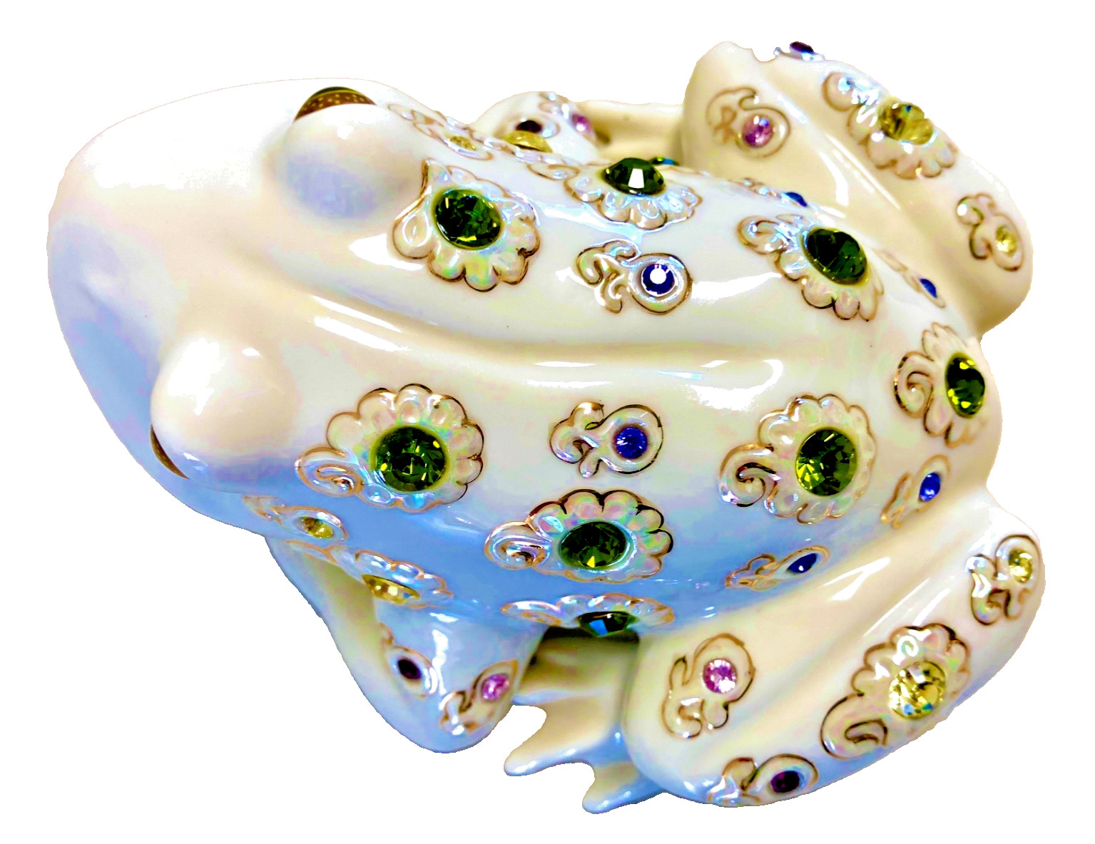 Lenox The Prince of Jewels Fine Ivory China Woodland Jewels Frog Sculpture NIB
